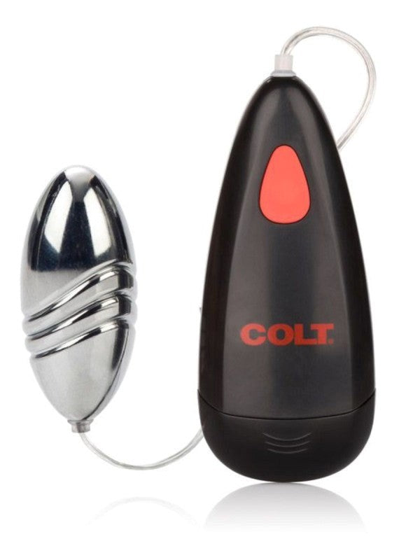 California Exotics Colt Waterproof Turbo Bullet Vibrator Silver Turbo Motor - - Personal Massagers