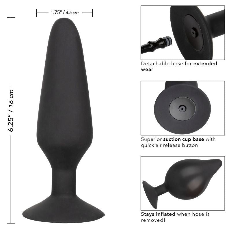 Colt XXXL Pumper Plug with Detachable Hose - - Inflatable Dildos and Vibrators