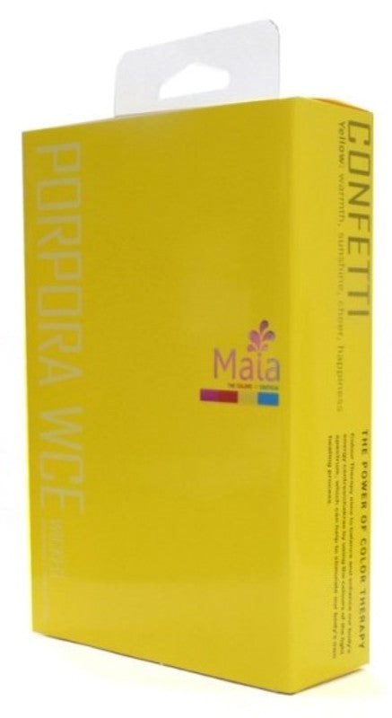 Maia Toys Confetti Wicked Wireless Contour Egg Yellow Wireless Vibrator - - Remote Control Vibrators