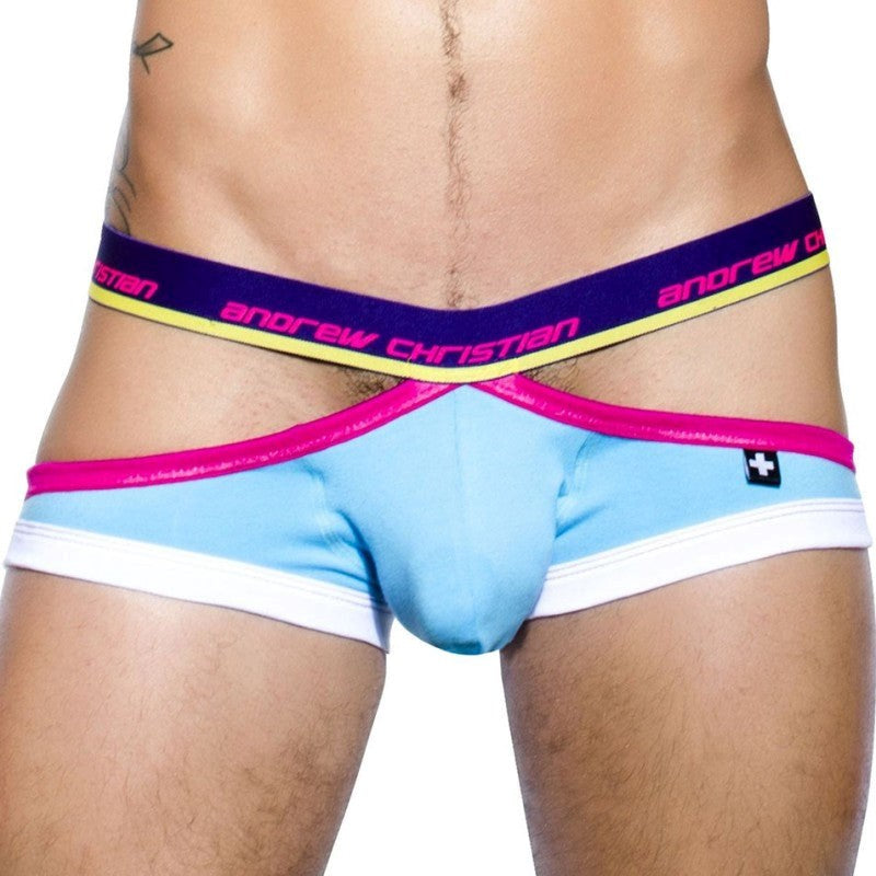 Andrew Christian Coolflex Arrow Jock with Show It Aqua Penis Enhancement - - Jocks and G-Strings