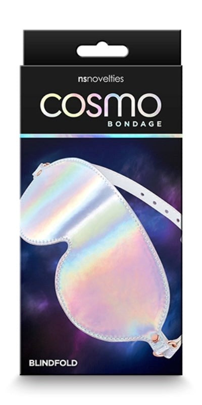 NS Novelties Cosmo Bondage Blindfold Rainbow Holographic Sensory Play - - Masks And Blindfolds