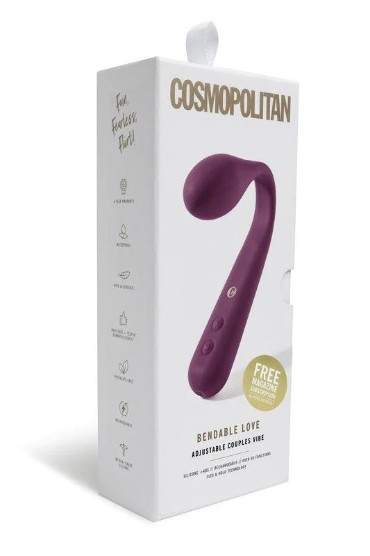 Cosmopolitan Bendable Love Flexible Wearable Vibrator with Auto Mode - - Waterproof Vibrators