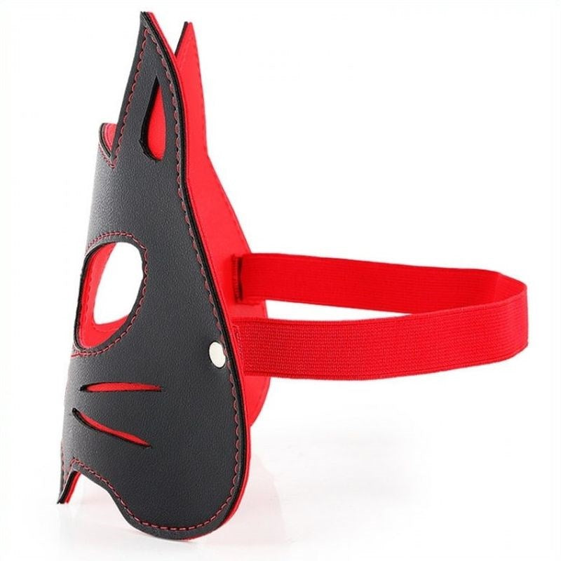 BDStyle Cosplay Cat Mask Premium Faux Leather Roleplay Accessory - Masks And Blindfolds
