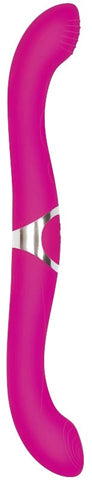 Evolved Coupled Love Vibrating Silicone Double Ender with Dual Motors - Realistic Dildos