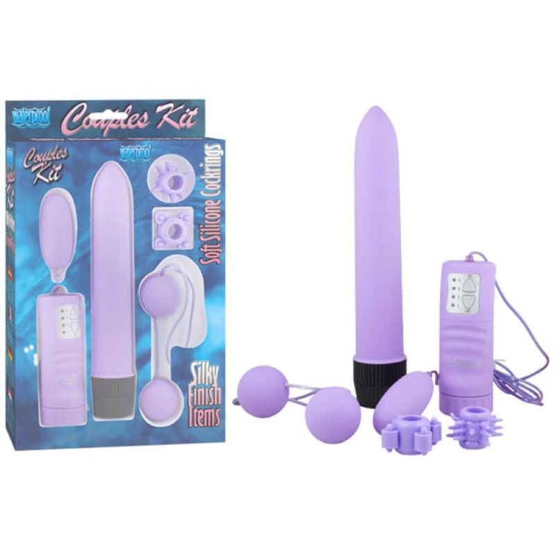 Couples Kit - Purple 5 Piece For Bigger Erections - - Sex Kits