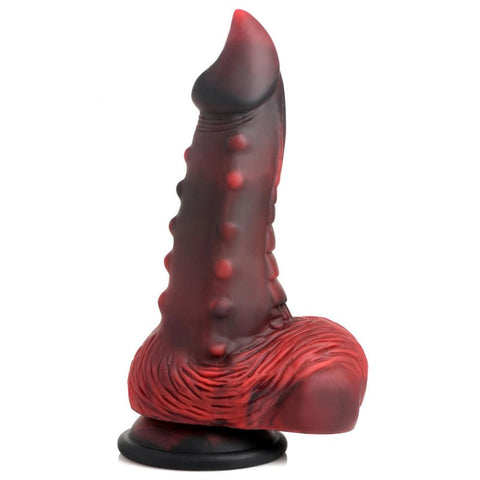 XR Brands Creature Cocks Scorching Lava Demon Dildo Fantasy Textured Design - Non-Realistic Dildos