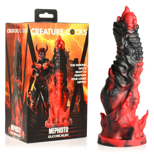 XR Brands Mephisto Creature Cocks Dildo with Suction Cup Base - - Non-Realistic Dildos