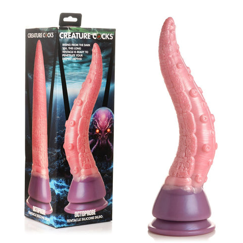 XR Brands Creature Cocks Octoprobe Dildo Tentacle Fantasy Sex Toy - Non-Realistic Dildos