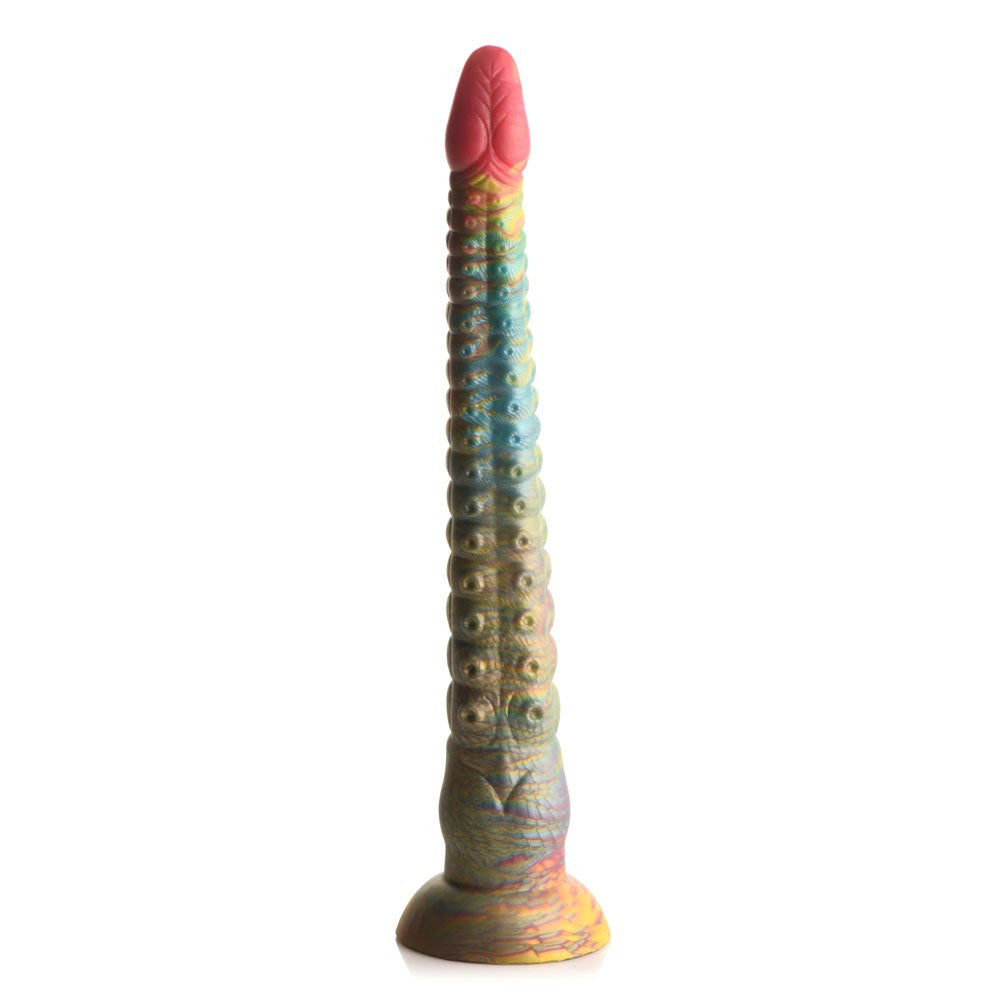 XR Brands Creature Cocks Tenta Dick Dildo with Rainbow Tentacle Design - - Non-Realistic Dildos