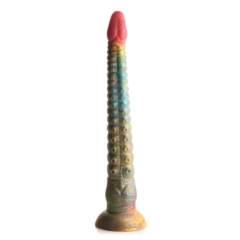 XR Brands Creature Cocks Tenta Dick Dildo with Rainbow Tentacle Design - Non-Realistic Dildos