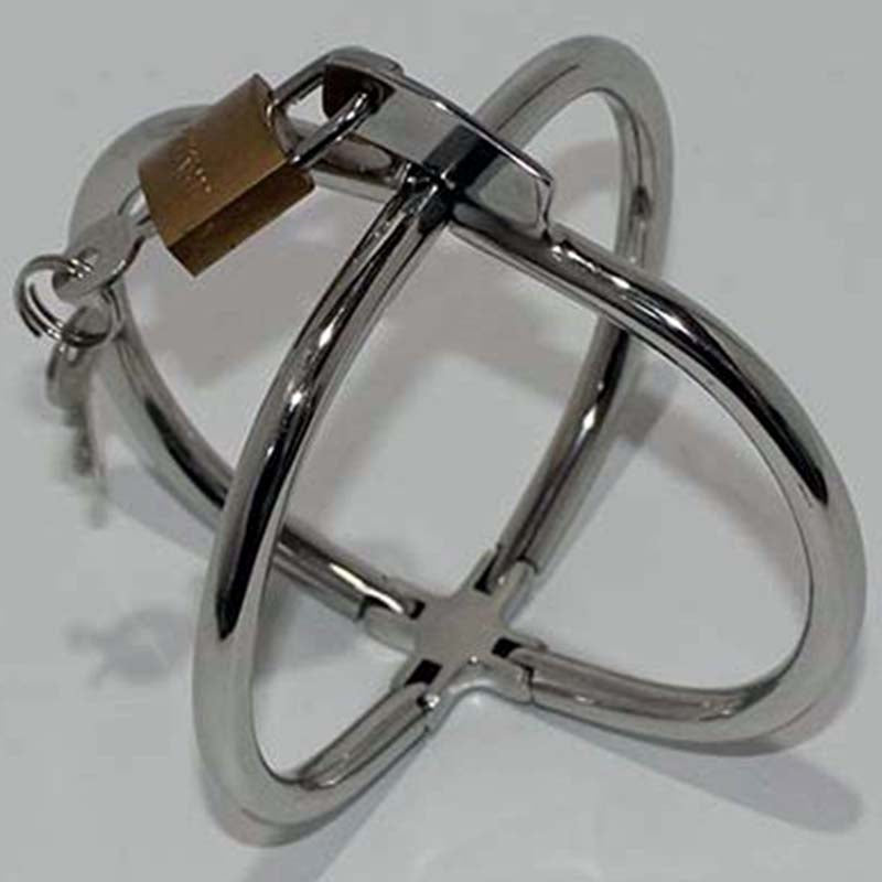 CrossOver Bondage Cuffs Gripping Cock Rings - - Cuffs And Restraints