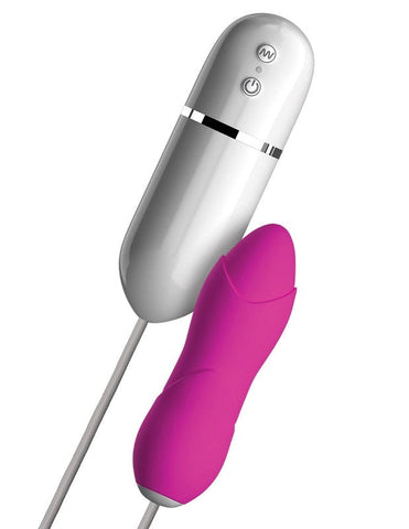 Pipedream Crush Blossom Multi Function Bullet Vibrator with Textured Surface - Waterproof Vibrators
