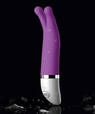 Pipedream Crush Luv Bug Silicone Clitoral Vibrator with Flickering Antennae - Waterproof Vibrators
