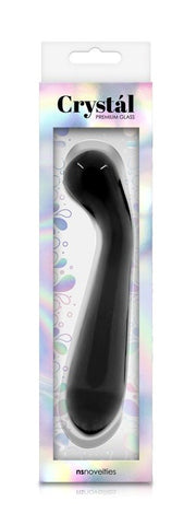 NS Novelties Crystal G Spot Wand Premium Borosilicate Glass Dildo - Glass Sex Toys