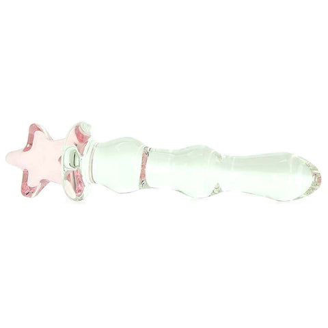 NS Novelties Crystal Superstar Glass Dildo Premium Borosilicate Design - Glass Sex Toys