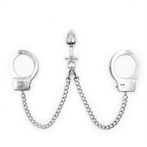 Bondage Bliss - Luxurious Cuffs and Butt Plug Set - Cuffs and Restraints
