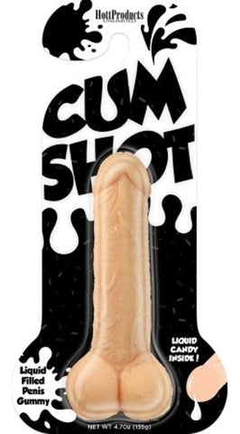 Hott Products Cumshot Liquid Filled Penis Gummy Adult Games Penis Shaped - Sex Games, Coupons and Tricks