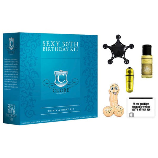 Shots Toys CUORE Sexy 30th Birthday Kit with Vibrator and Massage Tools - - Sex Games, Coupons and Tricks