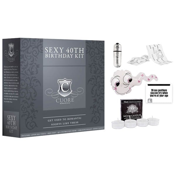 Shots Toys CUORE Sexy 40th Birthday Kit Complete Celebration Ensemble - - Sex Games, Coupons and Tricks