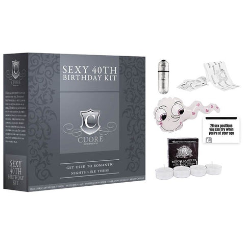 Shots Toys CUORE Sexy 40th Birthday Kit Complete Celebration Ensemble - Sex Games, Coupons and Tricks