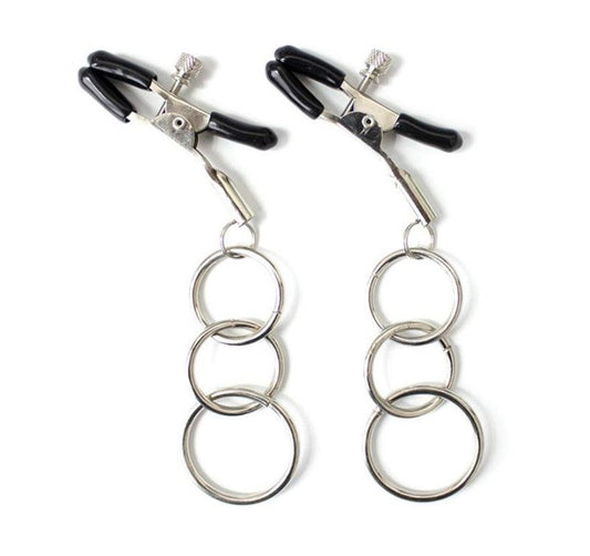 Custom Creations Nipple Clamps Slide Into Pleasure - - Nipple and Clit Clamps