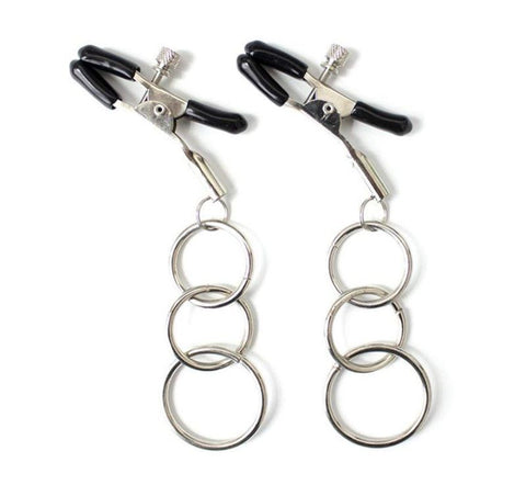 BDStyle Custom Creations Nipple Clamps with Customizable Ring Design - Nipple and Clit Clamps