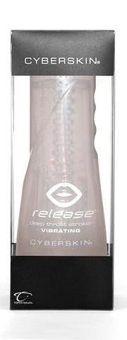 Topco Cyberskin Release Deep Throat Stroker with Vibrating Bullet - Realistic Butts And Vaginas