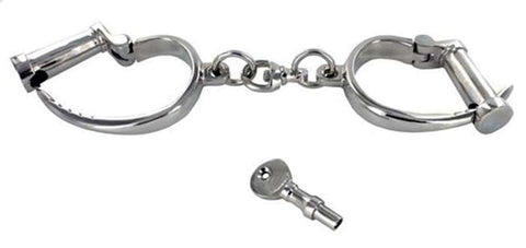 Hells Couture Darby Steel Restraints Medical Grade Steel Bondage Cuffs - Cuffs and Restraints