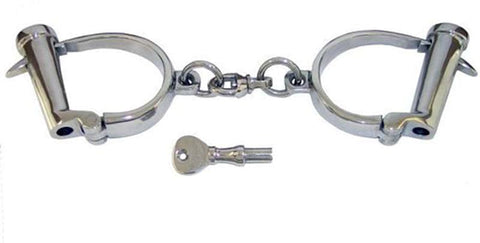 Hells Couture Darby Steel Restraints Medical Grade Steel Bondage Cuffs - Cuffs and Restraints