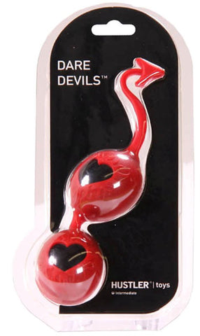 Hustler Dare Devils Duo Balls Weighted Vaginal Stimulation and Exercise - Love Eggs and Kegel Exercisers