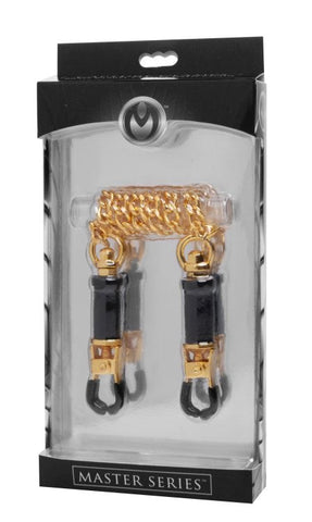 Hells Couture Deluxe Adjustable Nipple Clamps for Intense Sensation Play - Breast and Nipple Toys