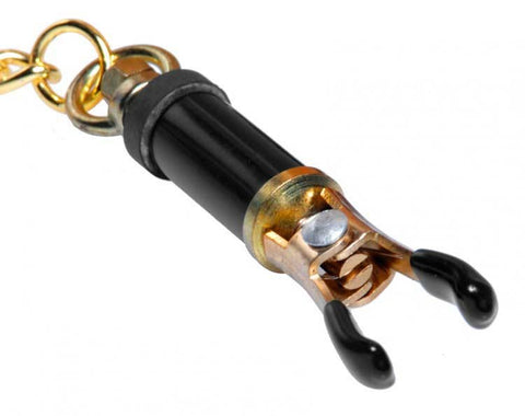 Hells Couture Deluxe Adjustable Nipple Clamps for Intense Sensation Play - Breast and Nipple Toys