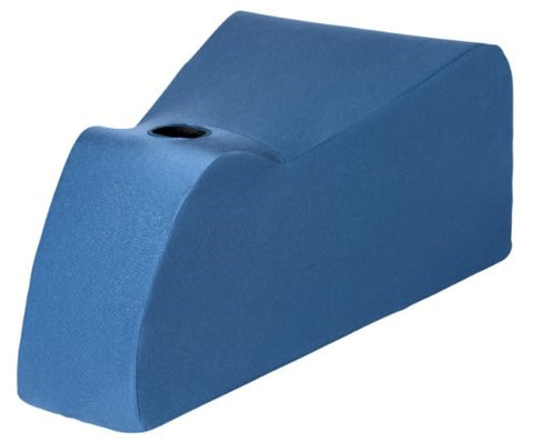XR Brands Deluxe Ecsta Seat Wand Positioning Cushion Blue Ergonomic Wand Support - Vibrator Accessories