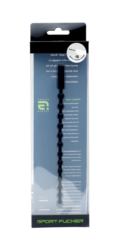 Depth Charge Sound Black Performance Cock Ring - - Urethral Sounds