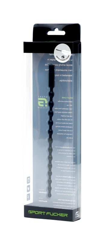 Depth Charge Sound Black Performance Cock Ring - - Urethral Sounds