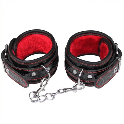 BDStyle Diamond Pattern Plush Bondage Kit Weekend Ready Play with Restraints - Bondage Kits