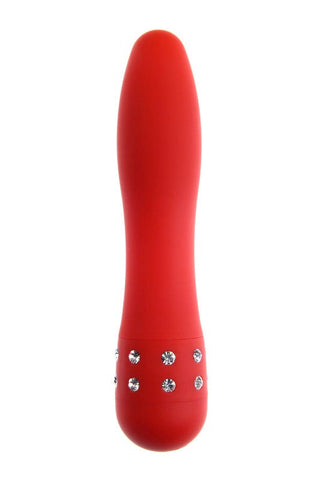 Evolved Diamond Princess Massager Red Multi Speed Clitoral Vibrator - Clit Ticklers and Pulsators