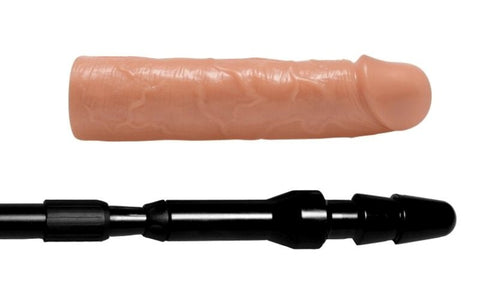 XR Brands Dick Stick Expandable Dildo Rod Telescoping Extension - Whips And Crops