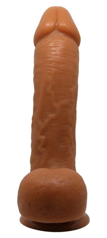 Baile Dildo Johnson Light Brown with Suction Cup Base for Penetration - Realistic Dildos