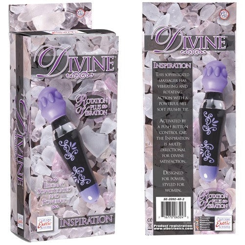 California Exotics Divine Inspiration Rotation Plus Vibration Clitoral Stimulator - Personal Massagers