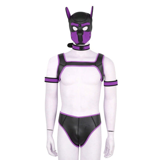 Dog Hood Bondage Kit Experience Cock Control - - Bondage Hoods