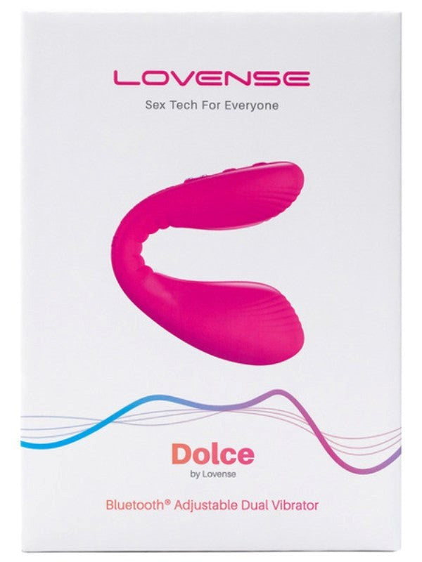 Lovense Dolce Remote Control G Spot and Clitoral Vibrator with Dual Motors - - Remote Control Vibrators