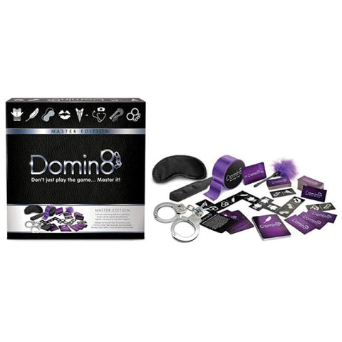 Creative Conceptions Domin8 Master Edition BDSM Kit with Paddle Blindfold - Sex Games, Coupons and Tricks