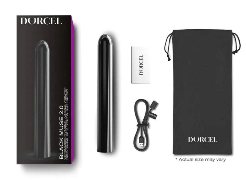 Marc Dorcel Toys Black Muse 2.0 Rechargeable Vibrator - - Bullet Vibrators