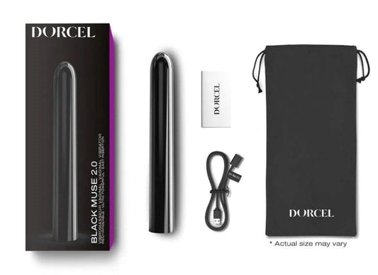 Marc Dorcel Toys Black Muse 2.0 Rechargeable Vibrator - - Bullet Vibrators
