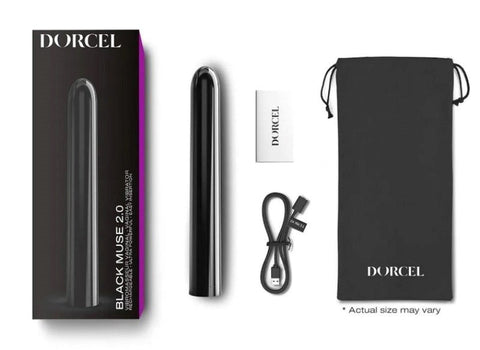 Marc Dorcel Toys Black Muse 2.0 Rechargeable Vibrator - Bullet Vibrators