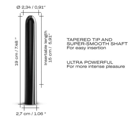 Marc Dorcel Toys Black Muse 2.0 Rechargeable Vibrator - Bullet Vibrators