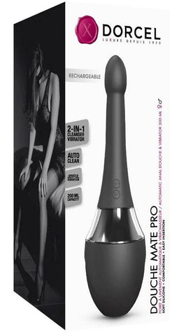Marc Dorcel Toys Douche Mate Pro 2 in 1 Enema Bulb and Vibrator - Enemas and Douches