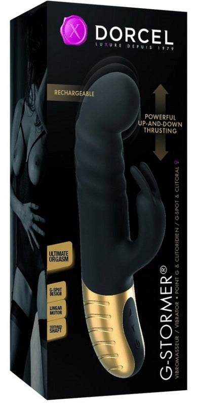 Marc Dorcel Toys G Stormer Thrusting G Spot Rabbit Vibrator - - Rabbit Vibrators