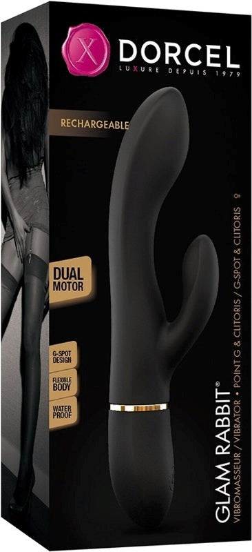 Marc Dorcel Toys Glam Rabbit Vibrator with Dual Motor Stimulation - - Rabbit Vibrators